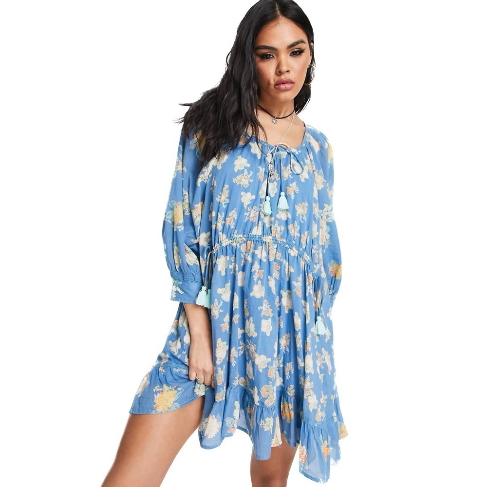Free People | Camella Floral Print Minidress NWT - Picture 2 of 11